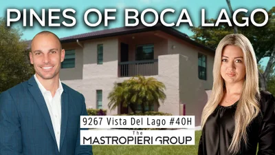 Pines of Boca Lago Boca Raton Property Tour | 9267 Vista Del Lago 40H